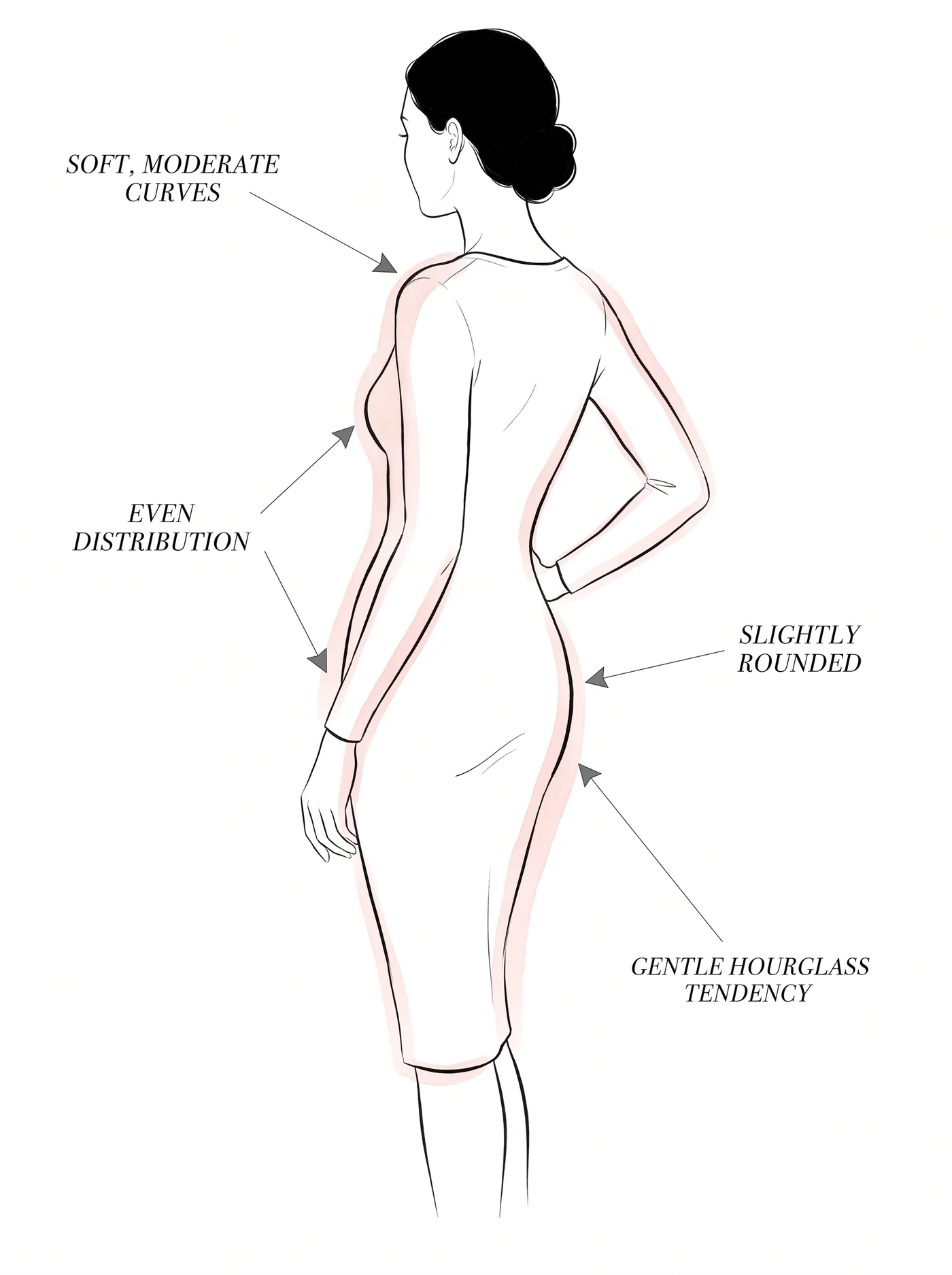Soft Classic flesh and curve — annotated diagram