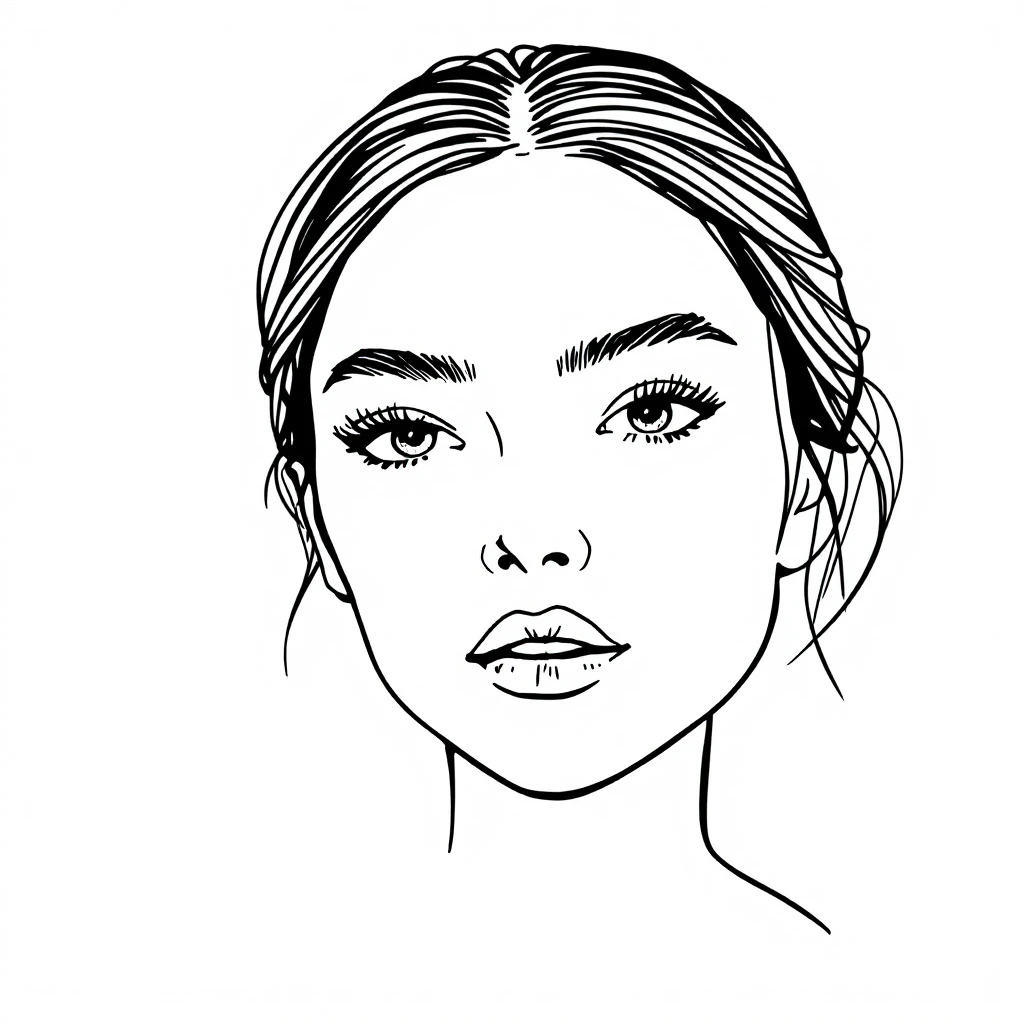 The Flamboyant Gamine face