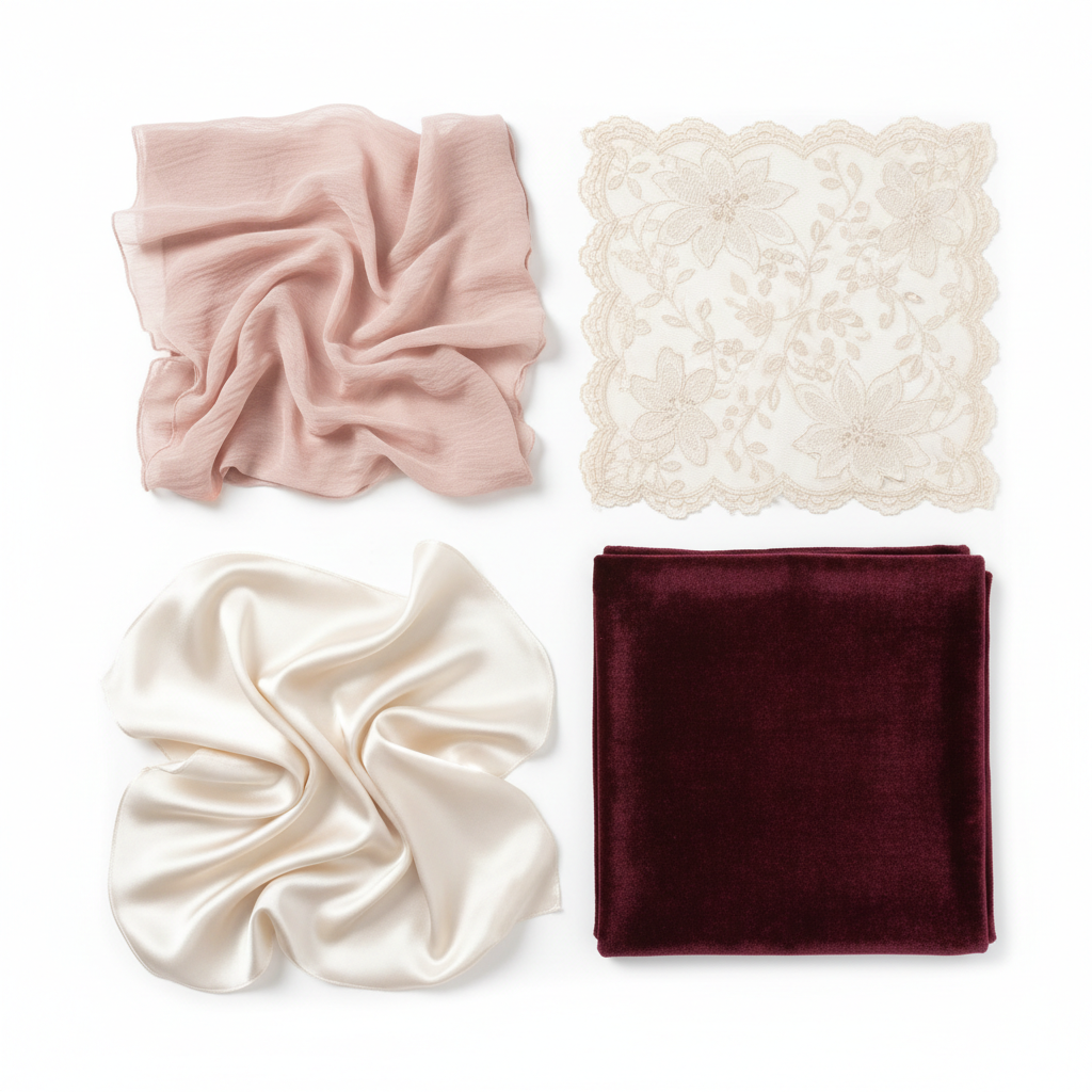 Best fabrics for the Romantic Kibbe body type