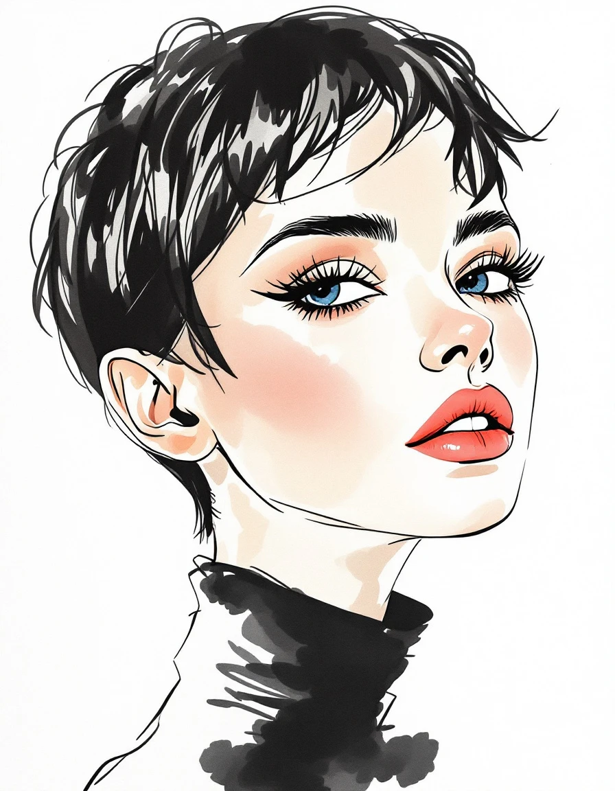 Choppy pixie