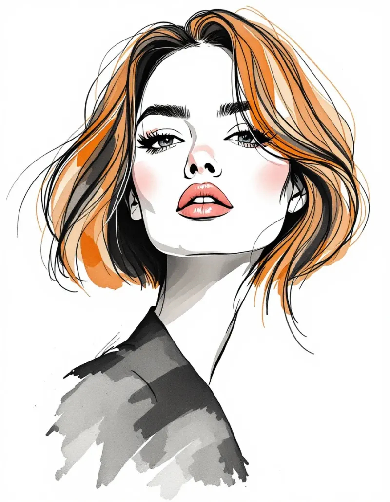 Asymmetric or A-line bob