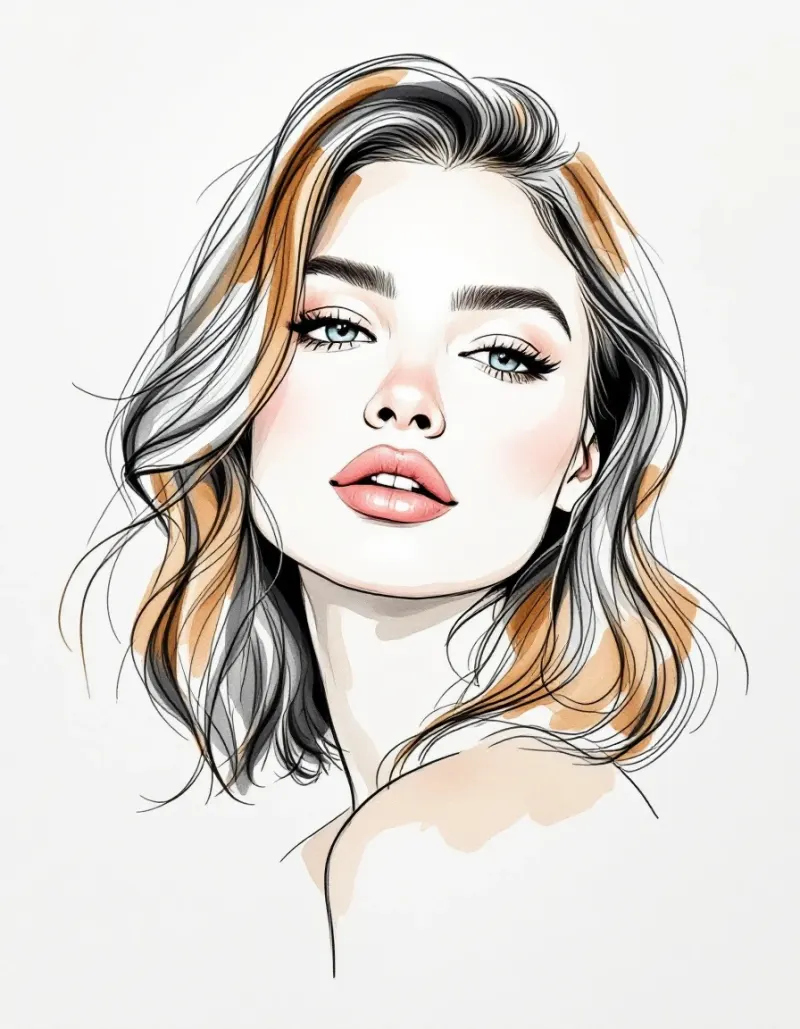 Soft waves at shoulder length