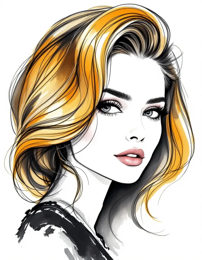 Voluminous side-swept blowout
