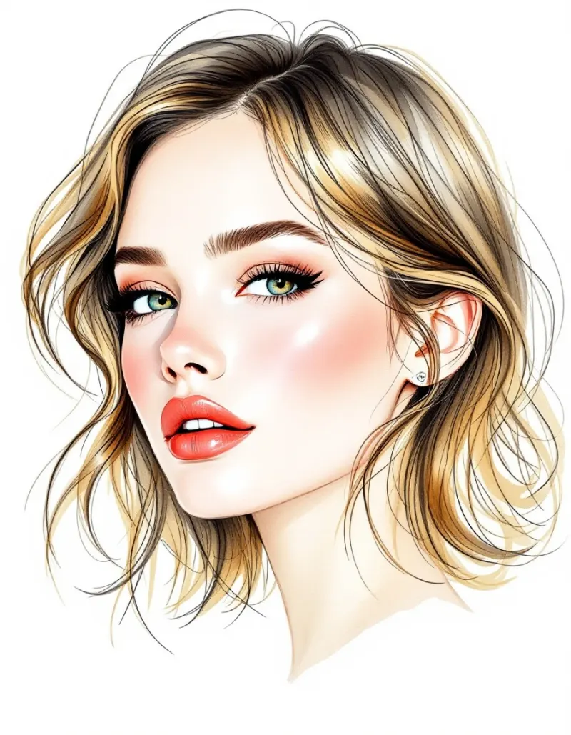 Shoulder-length with bouncy layers