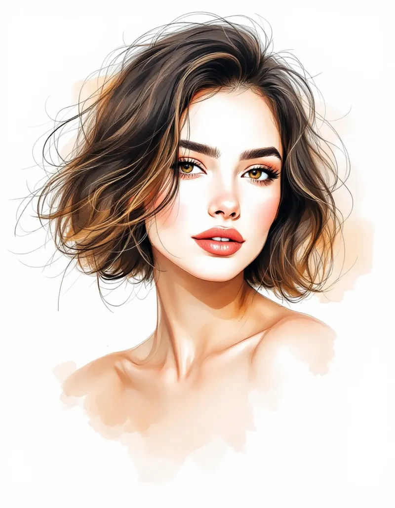 Textured lob with soft ends