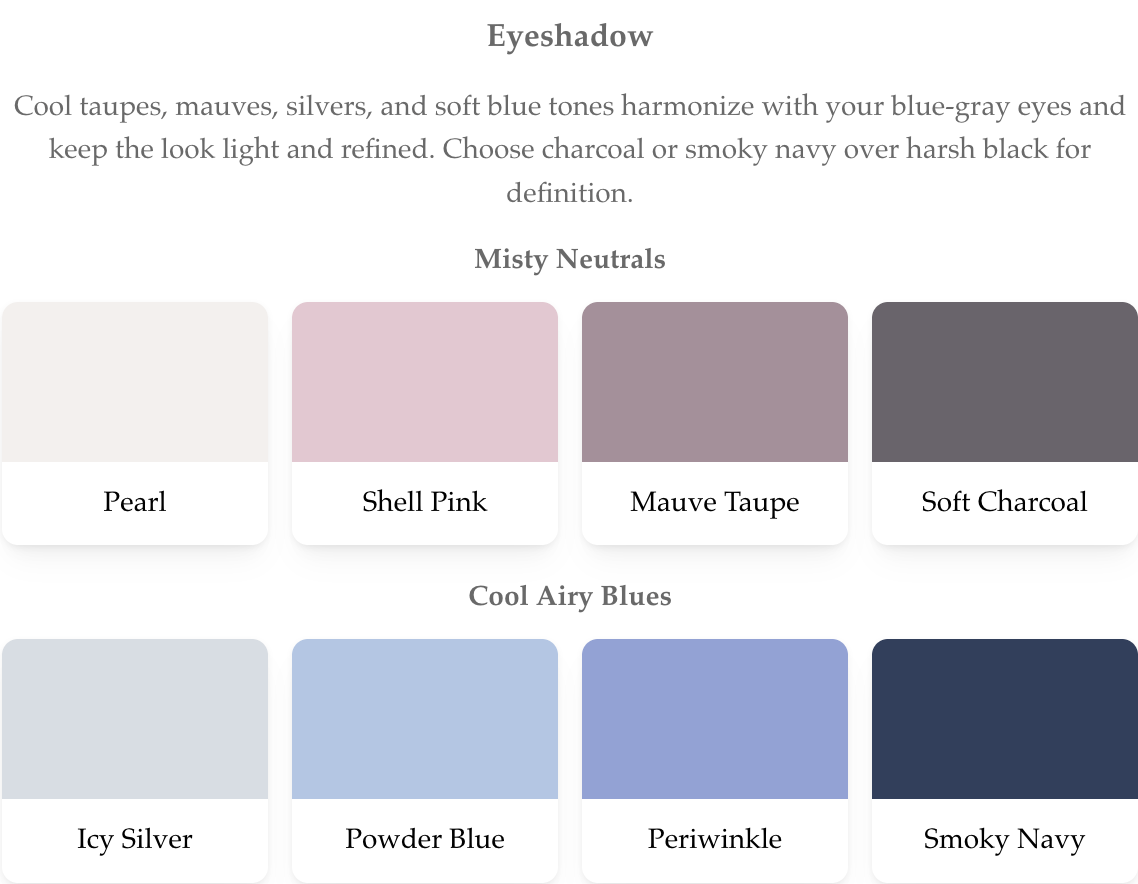 Eyeshadow palette recommendations